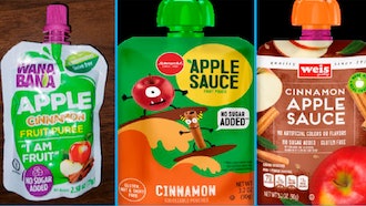 FDA image of three recalled applesauce pouches from Nov. 17, 2023.