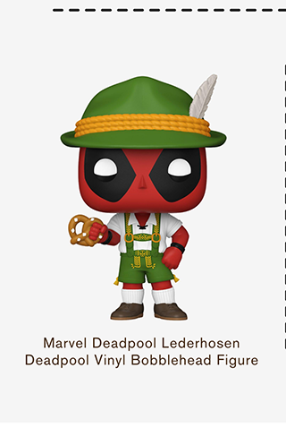 Marvel Deadpool Lederhosen Deadpool Vinyl Bobblehead Figure