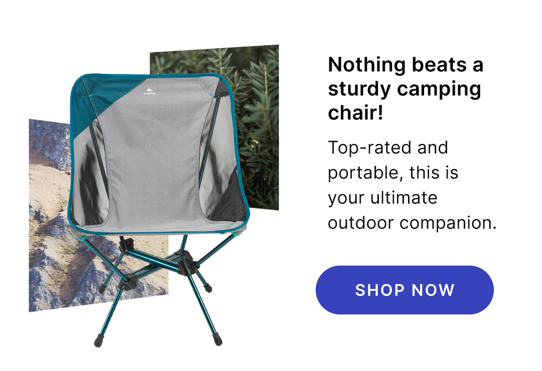 Nothing beats a sturdy camping chair! Top-rated and portable, this is your ultimate outdoor companion.