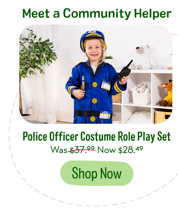 Shop Police Officer Role Play Costume Set