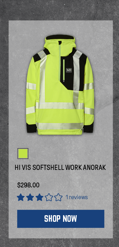 Hi Vis Softshell Work Anorak