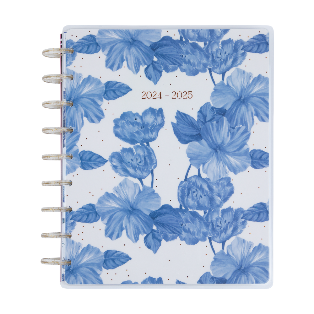 Image of 2024 Shibori Happy Planner - Classic Vertical Hourly Layout - 18 Months