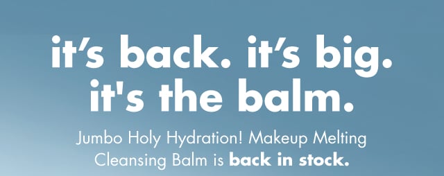 Holy Hydration! Makeup Cleansing Balm