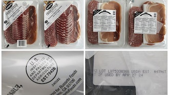 Photos of a Bussetto charcuterie sampler provided by the U.S. Centers for Disease Control and Prevention, Jan. 5, 2024.