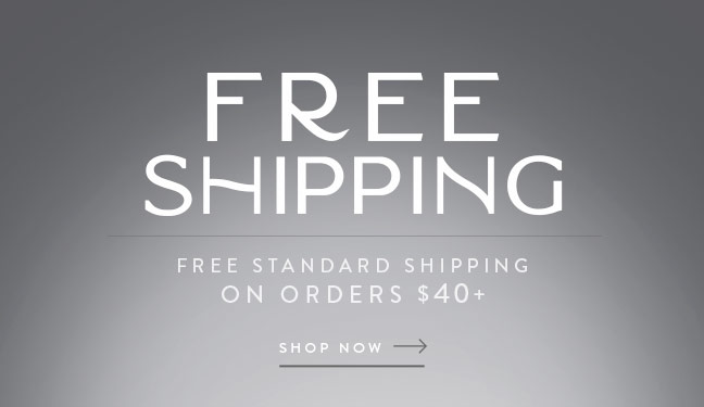 Free Shipping on orders $40+