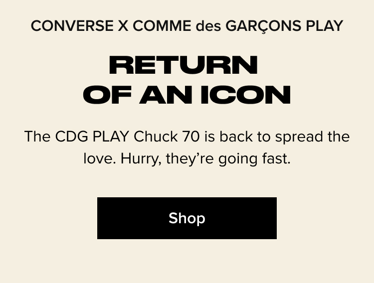 Shop: Converse x Comme des Garçons Play