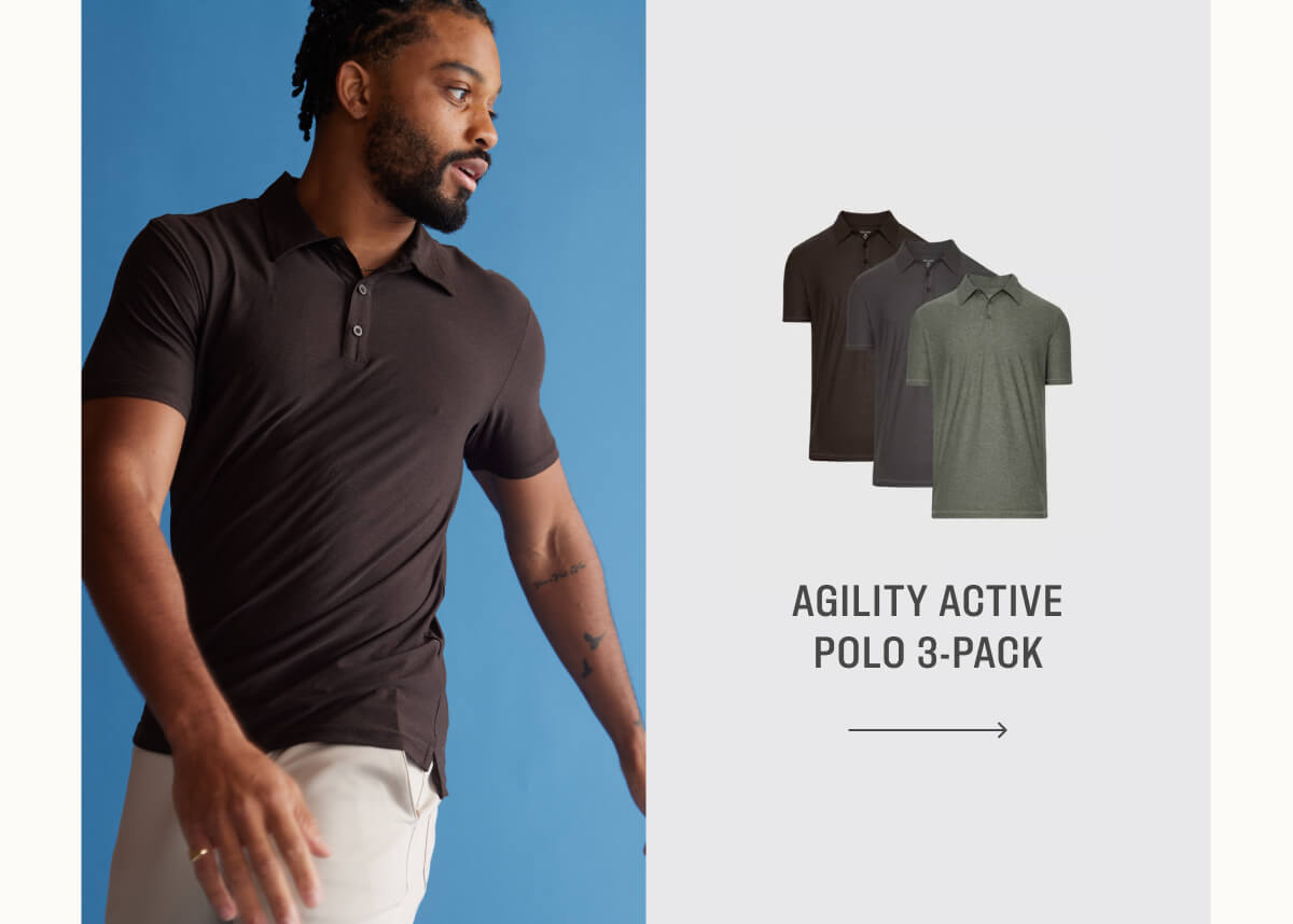 Agility Active Polo 3-Pack