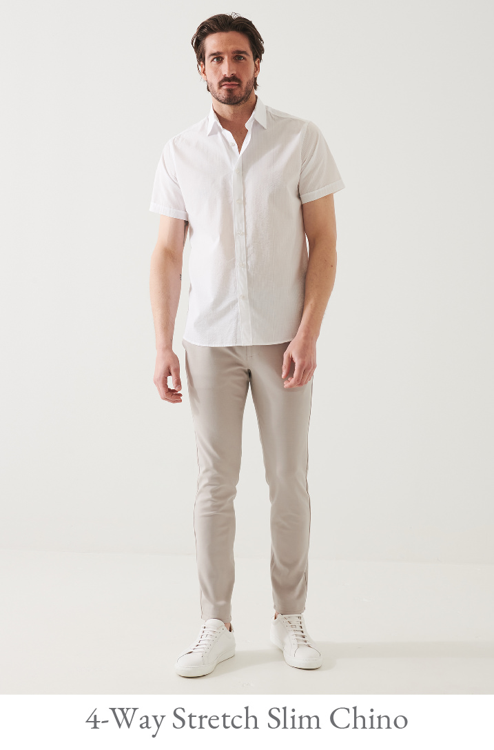 4-WAY STRETCH SLIM CHINO