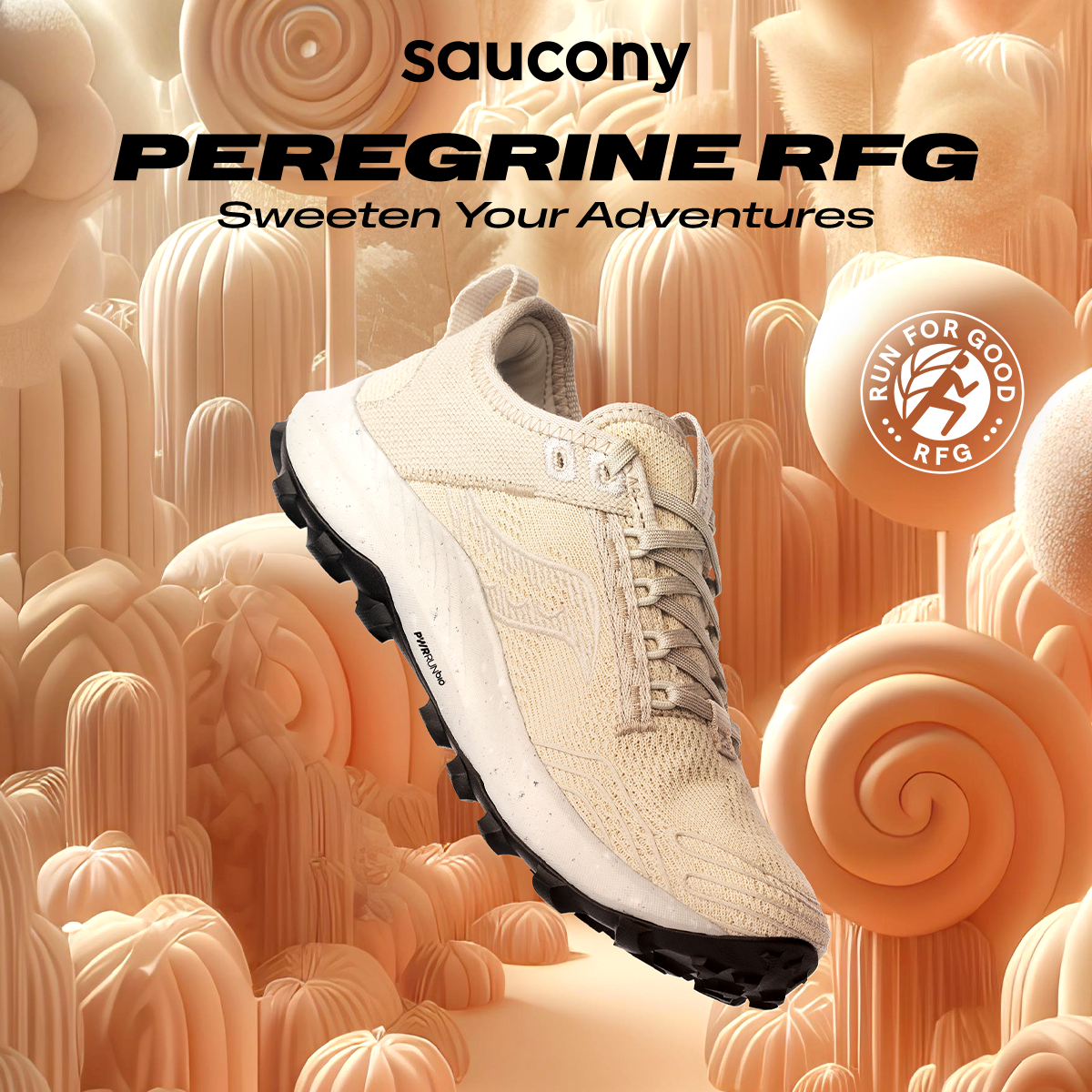 SAUCONY - Peregrine RFG. Sweeten your adventures