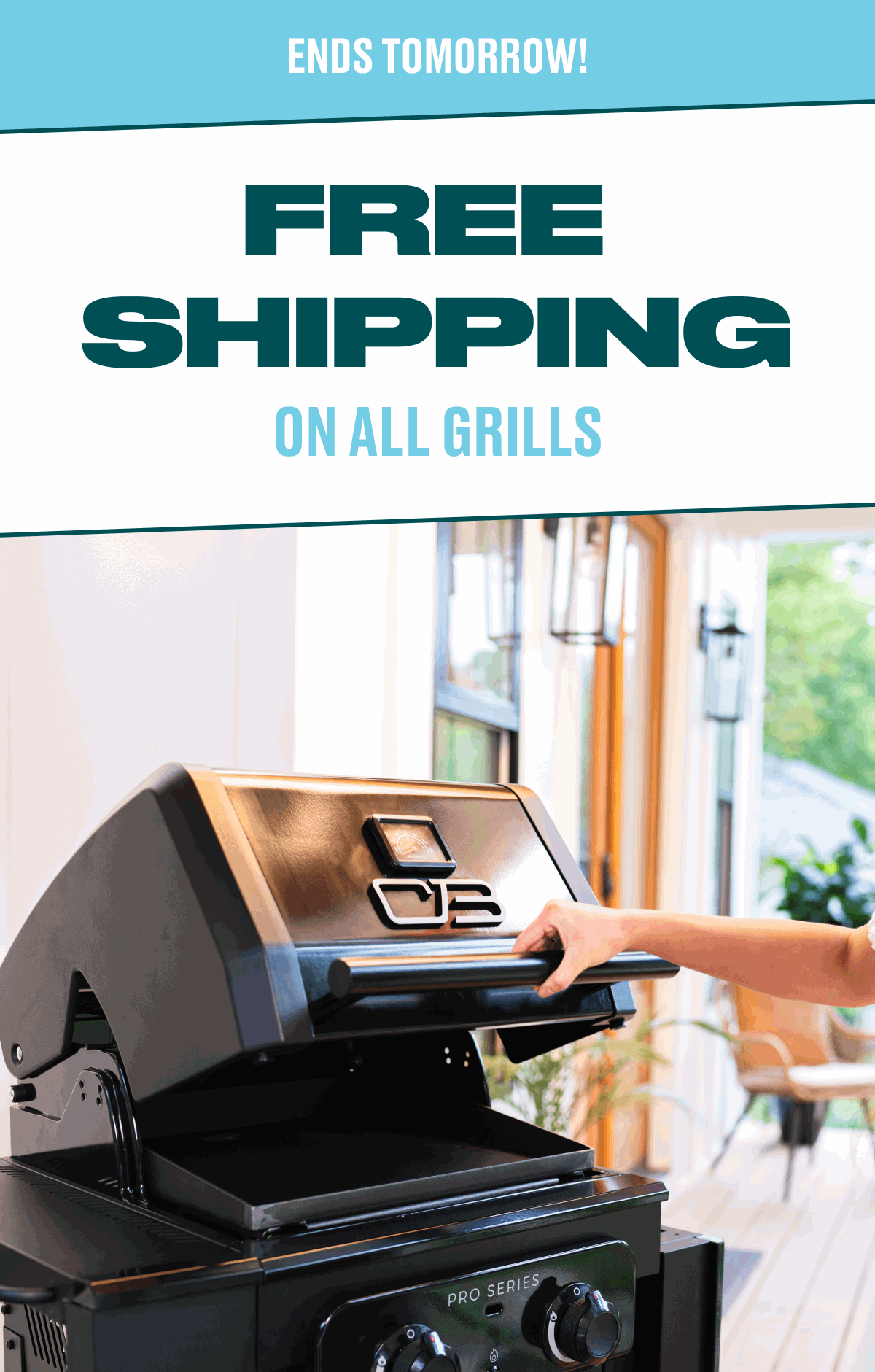 Ends Tomorrow  Free Shipping on All Grills