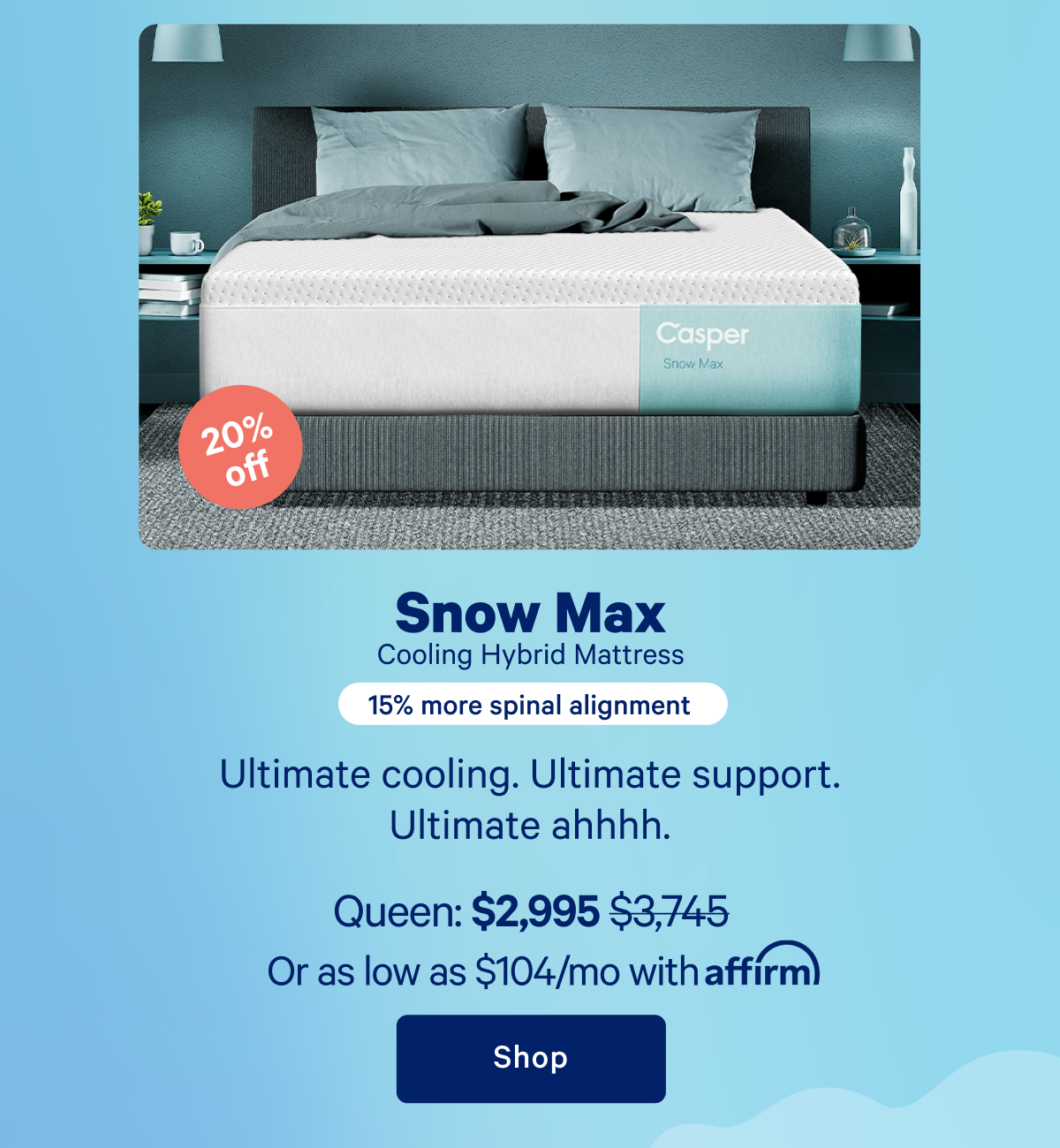 Snow Max Cooling Hybrid Mattress >> Shop >>