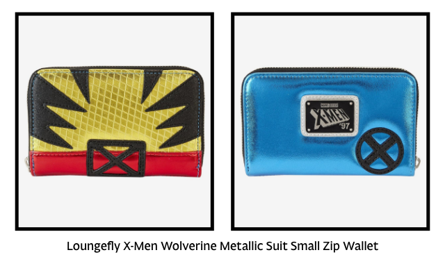 Loungefly X-Men Wolverine Metalllic Suit Small Zip Wallet