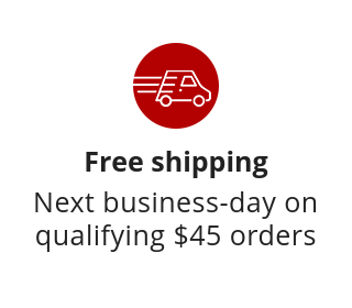 FREE Next-Business-Day Shipping - On qualifying $45 Order | Get alerts, sales and more through text