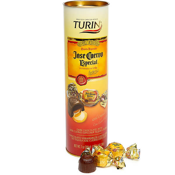 127447 - Turin Jose Cuervo Tequila Liquor Filled Chocolates: 20-Piece Tube