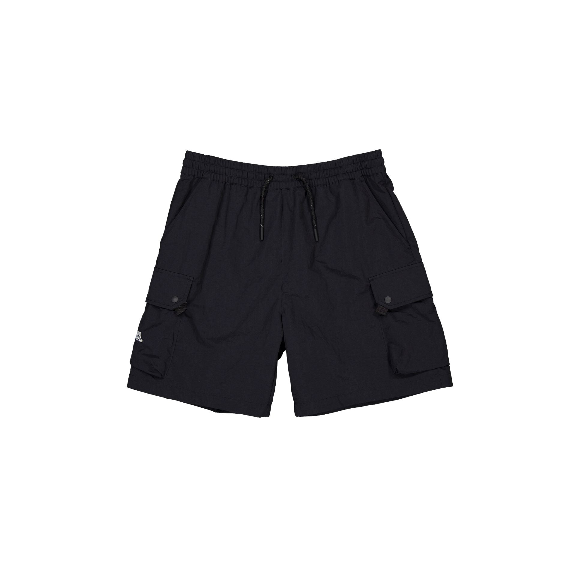 Image of New Era Cap Black Outdoor Shorts