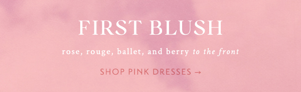 Shop pink dresses