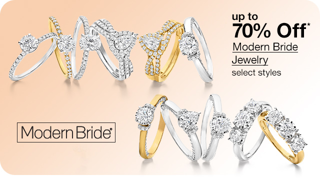 up to 70% off* Modern Bride Jewelry, select styles