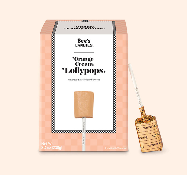 Orange Cream Lollypops