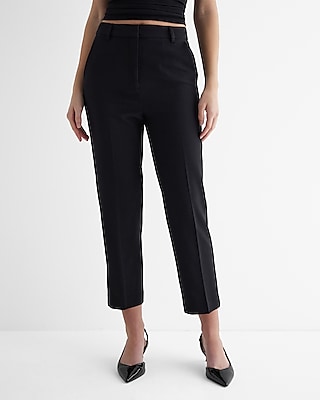 editor super high waisted straight ankle pant