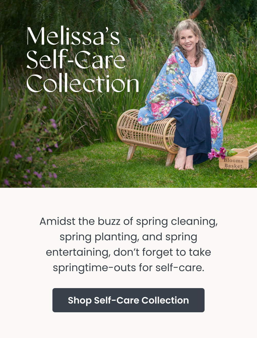 Shop self-care collection.