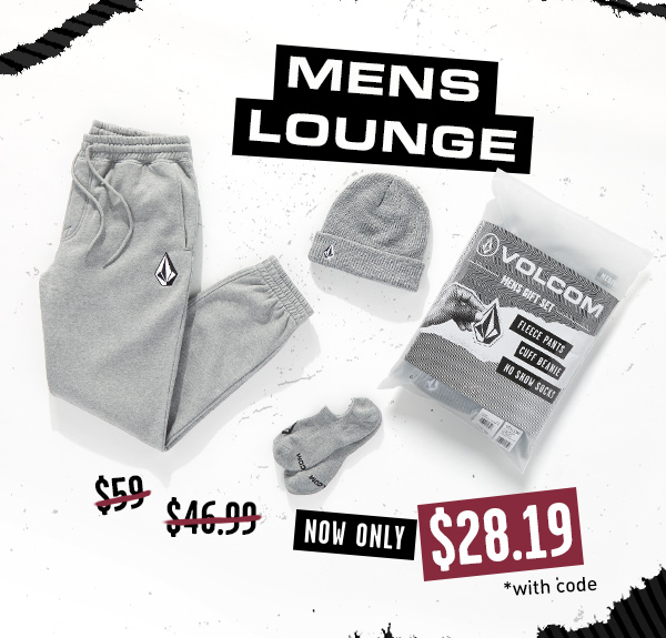 MENS 2023 NO SERVICE LOUNGE GIFT SET - HEATHER GREY