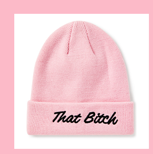 That Bitch Cuff Beanie Hat