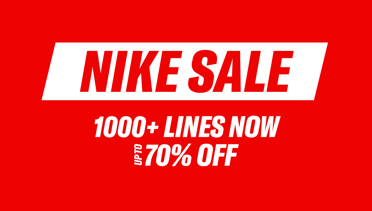 Nike Sale. 1000+ Lines Now Up To 70% Off.