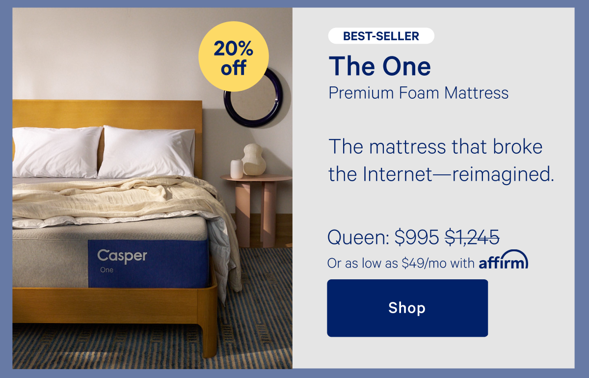 The One Premium Foam Mattress >> Shop >>