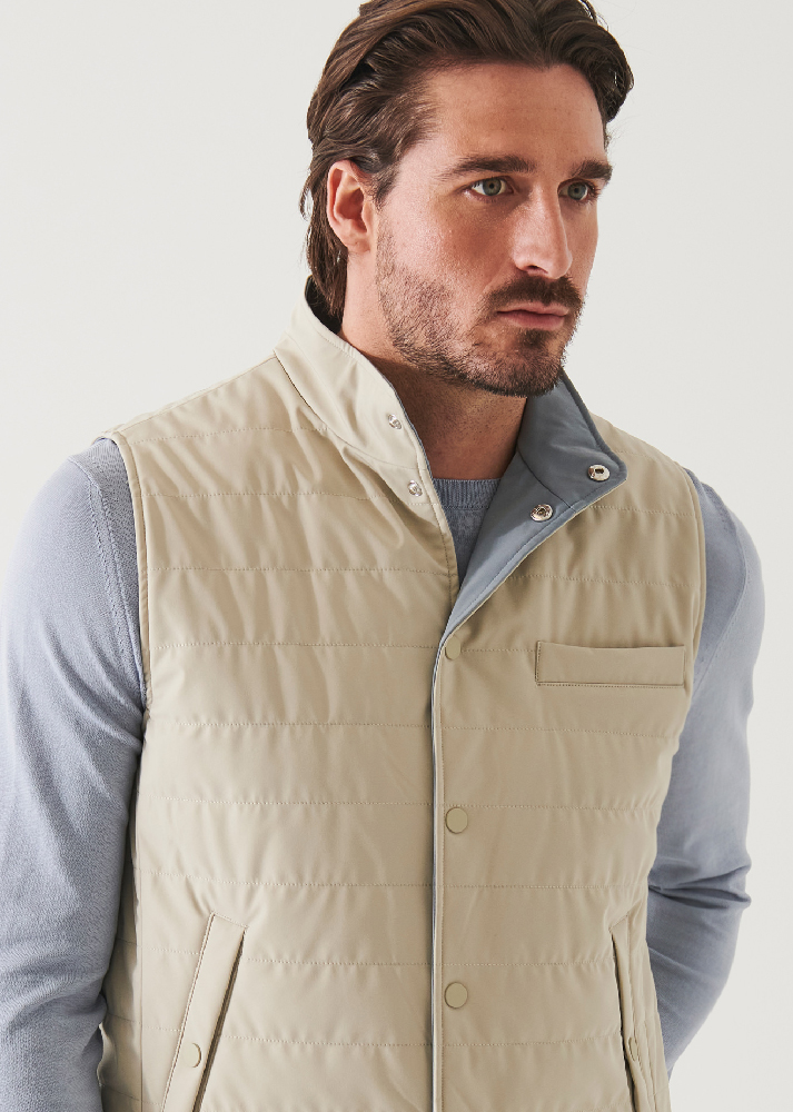 ITALIAN NYLON QUILTED VEST