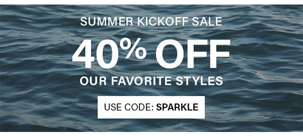 Summer Kick Off Sale