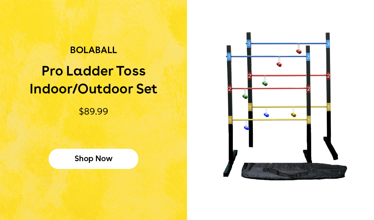 Bolaball Pro Ladder Toss Indoor/Outdoor Set $89.99 Shop Now