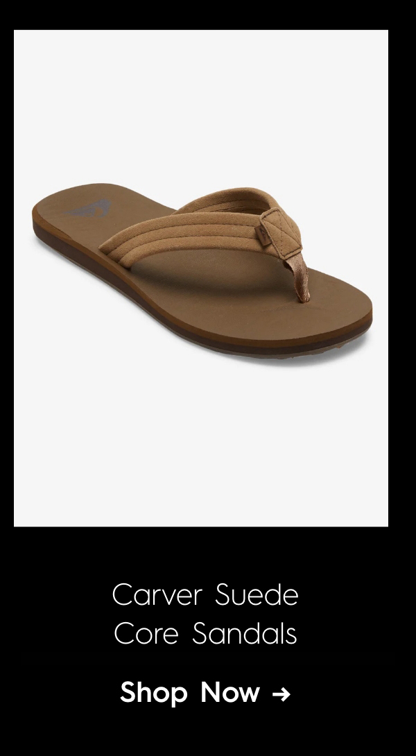 Carver Suede Core Sandals