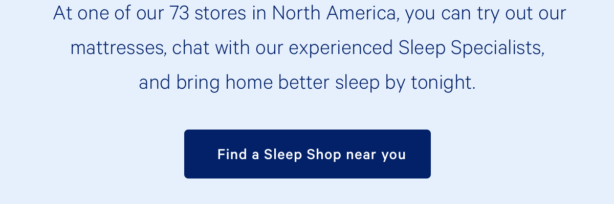 Find a Sleep Shop near you