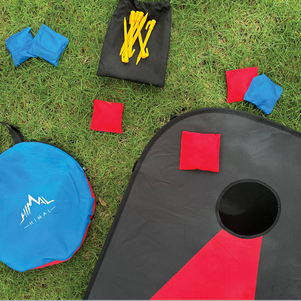 Cornhole Competitions: We Take This Portable Set Everywhere, from the Park to Backyard BBQs