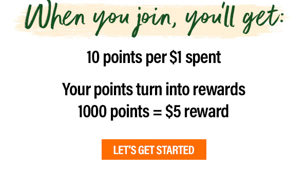 EARN REWARDS WITH YOUR PURCHASES. 