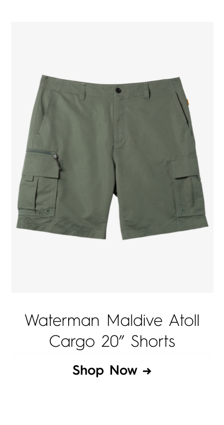 Waterman Maldive Atoll Cargo 20" Shorts