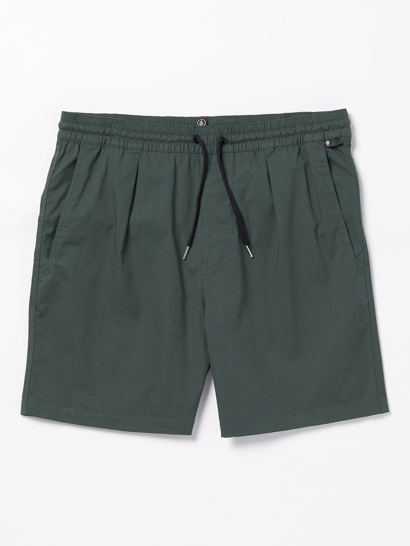 Image of Villa Rue Elastic Waist Shorts - Stealth