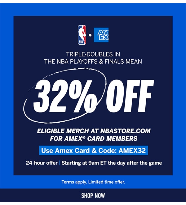 Amex Customer's Score 32% Off All Day Long