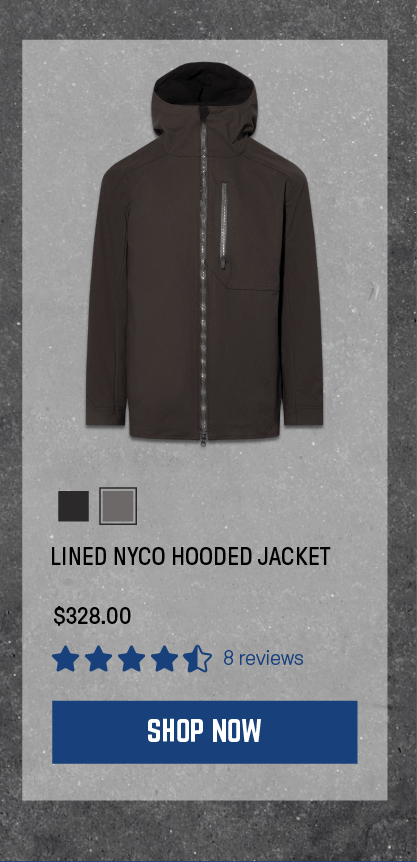 Lined NYCO Hooded Jacket