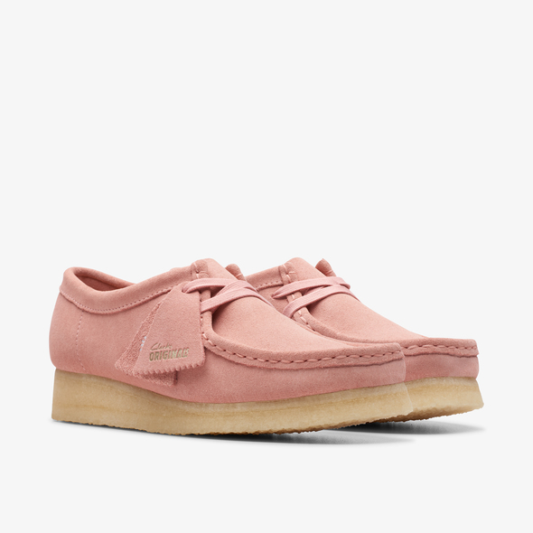 Wallabee Blush Pink Suede