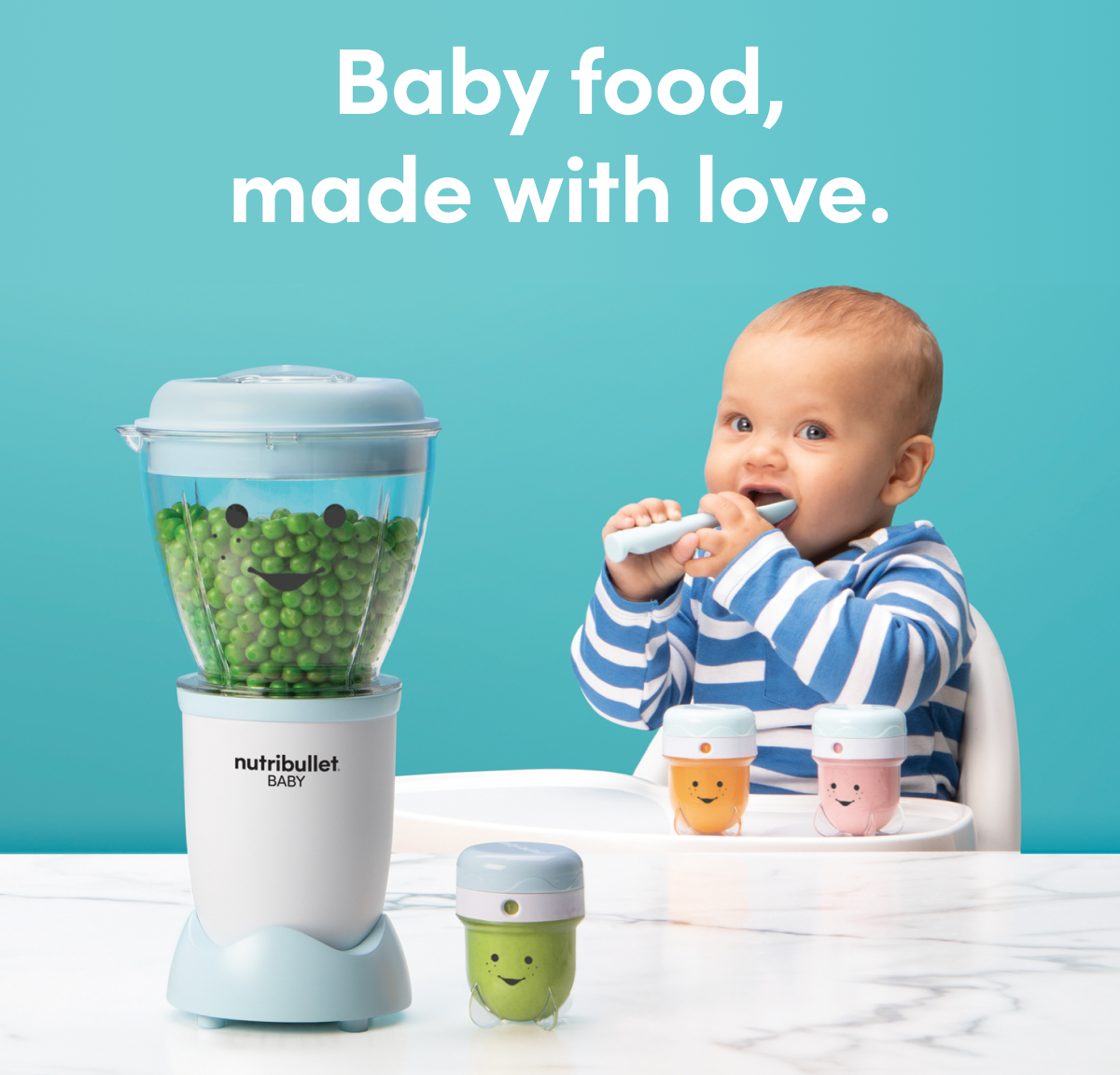 nutribullet Baby products on the countertop 