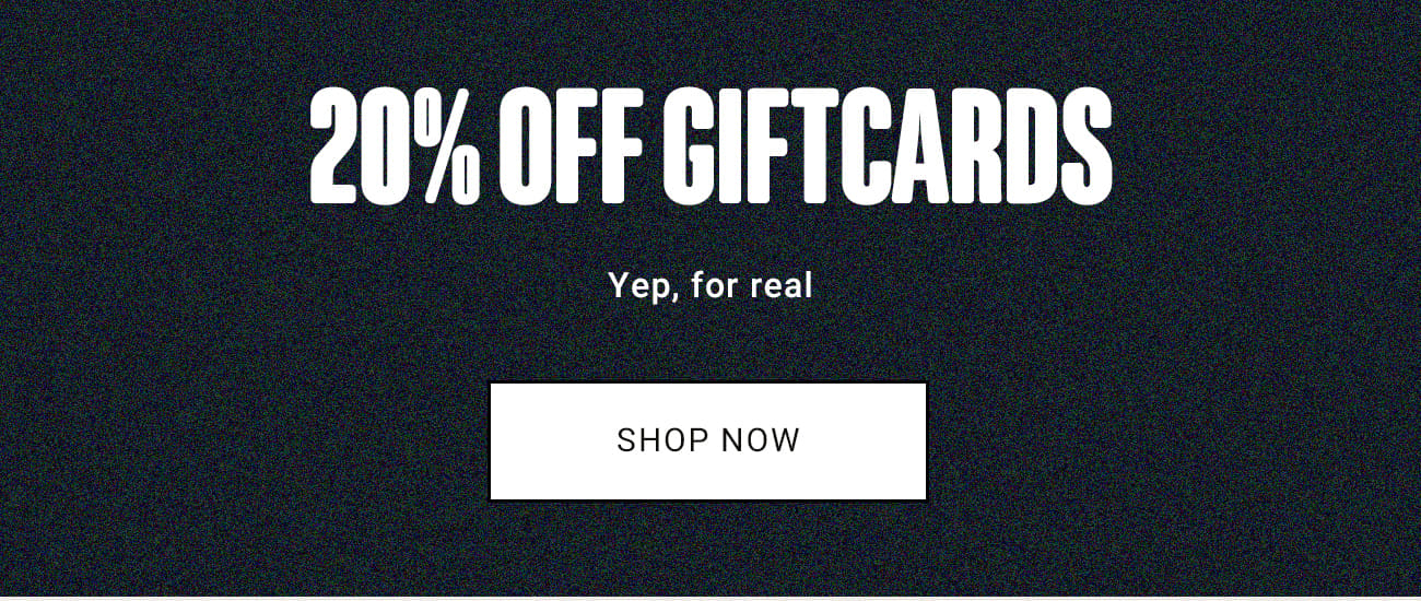 20% Off Gift Cards