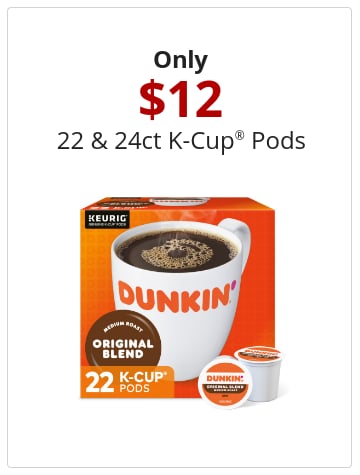 Only $12.99 22 & 24ct K-Cup® Pods