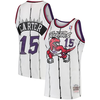  Mitchell & Ness Vince Carter White  1998/99 Hardwood Classics Swingman Jersey