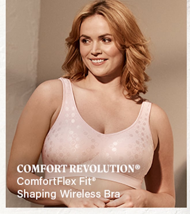 Comfort Revolution ComfortFlex Fit Shaping Wireless Bra