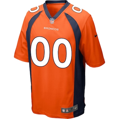  Nike Orange  Custom Game Jersey