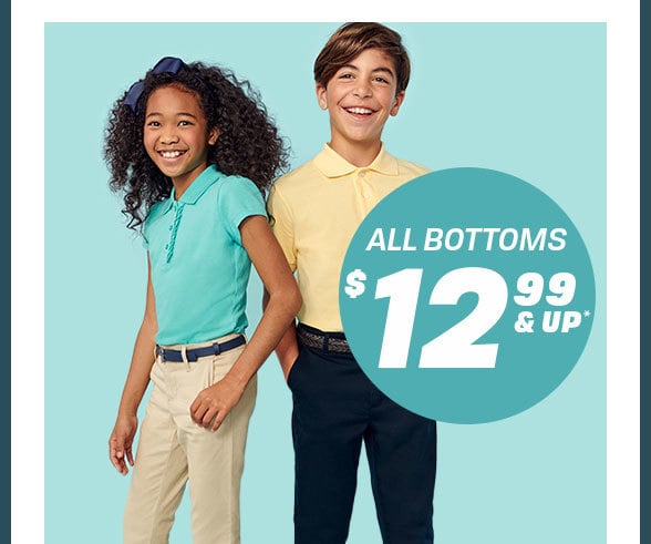 $12.99 & Up All Uniform Bottoms