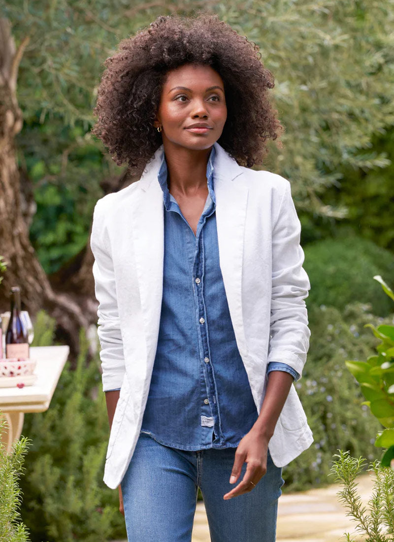 Image of Dublin Linen Tailored Blazer