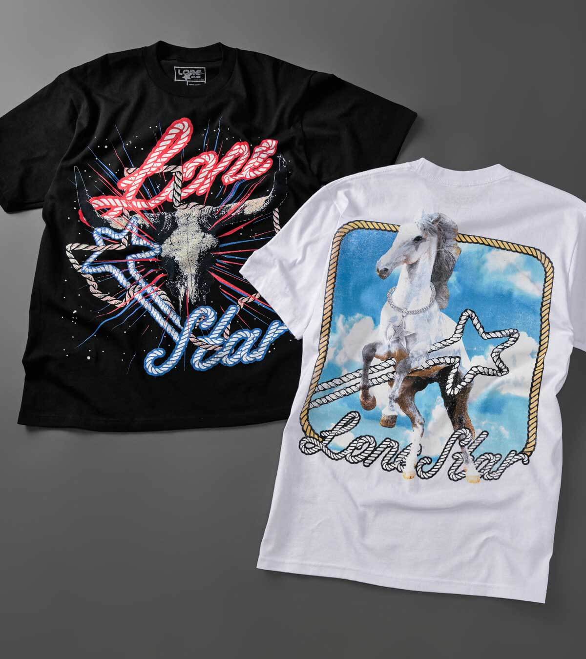 Shop Y2K -Inspired Graphic Tees ft. Lonestar