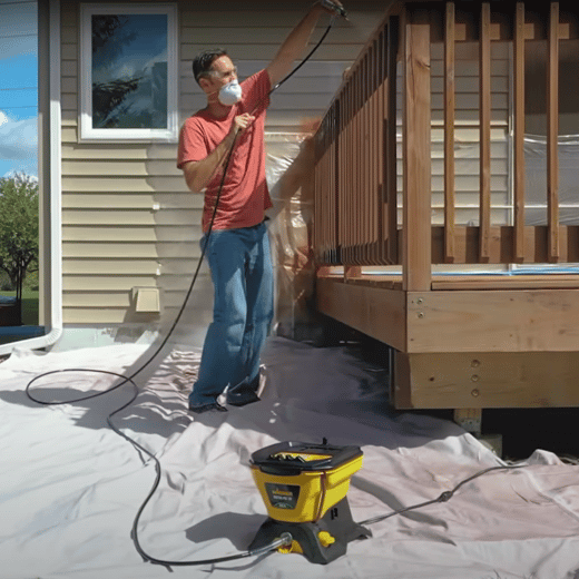 Staining fence